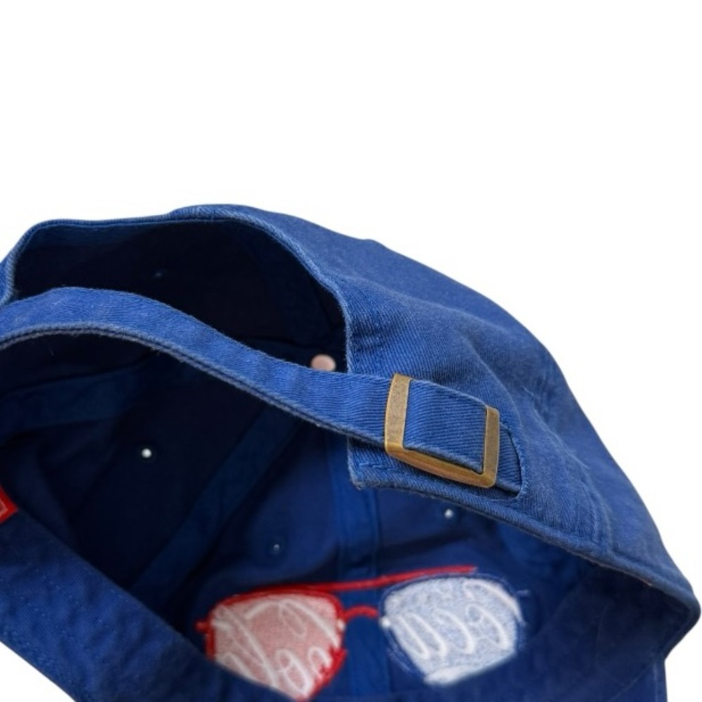 American Needle Vintage Coca Cola Sunglasses Strapback Hat Blue Y2K Coke Rare - Picture 7 of 7